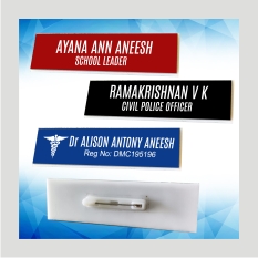 Pocket Name Plate